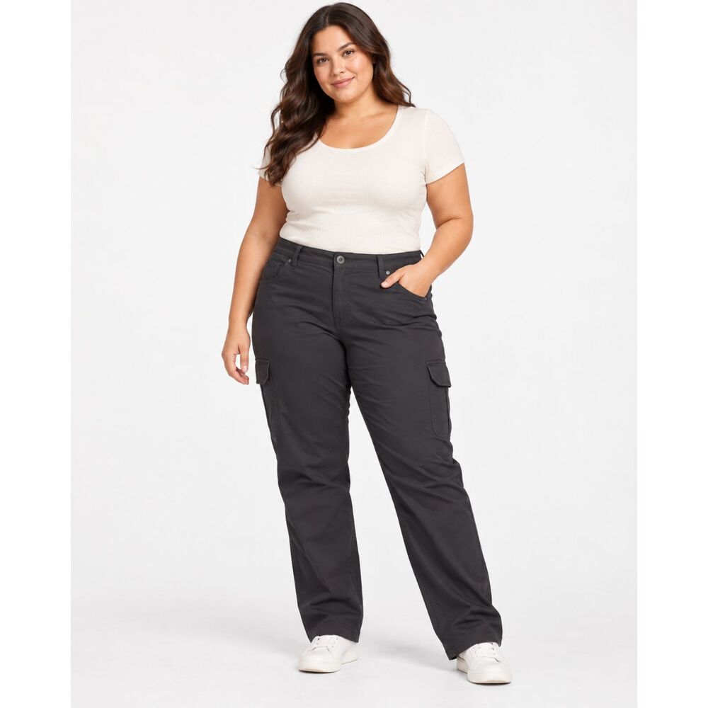 Kuhl Freeflex Pants Roll-Up 6326X Gray Nylon Outdoor Hiking Sz 22 R Stretchy